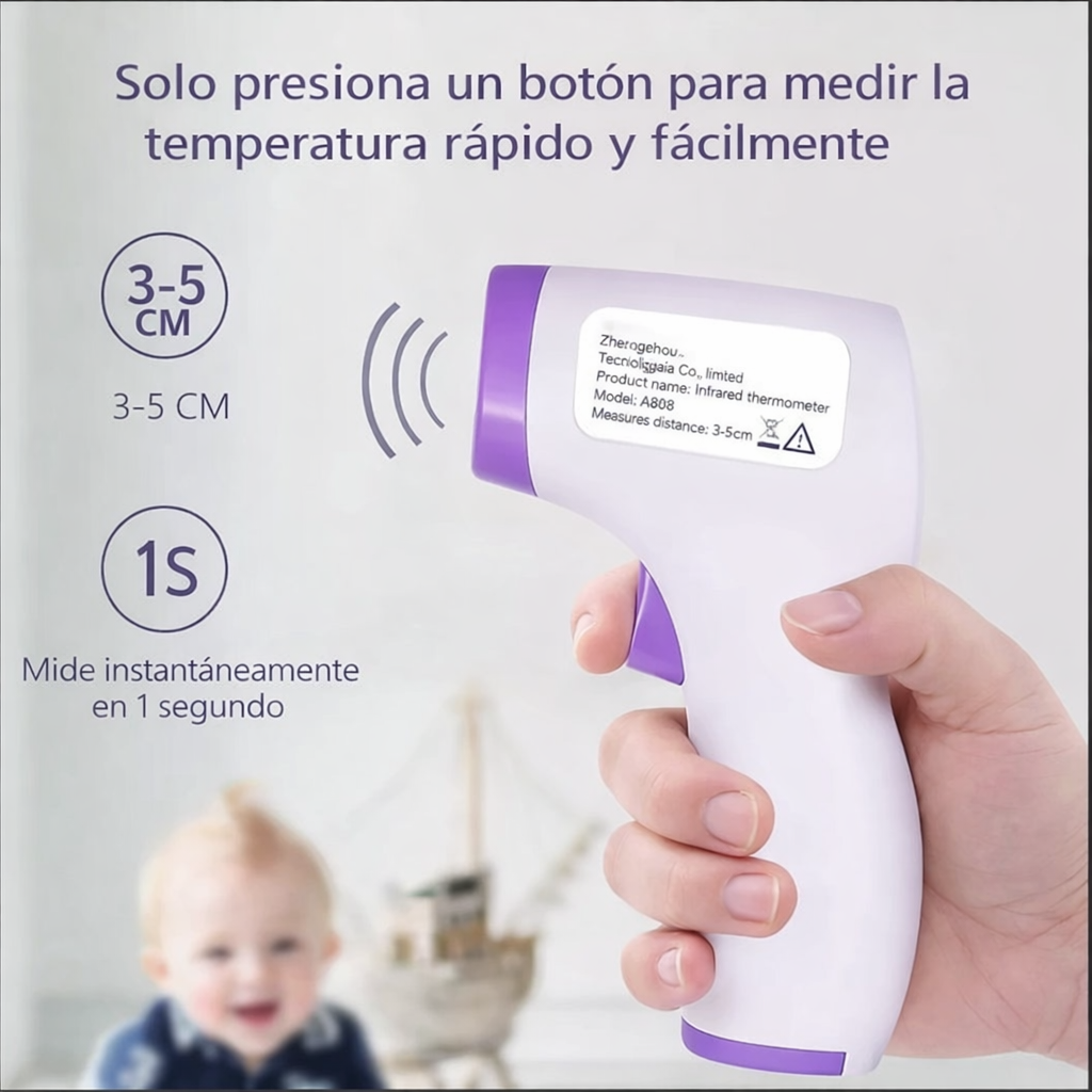 🌡️ TERMÓMETRO DIGITAL INFRARROJO SIN CONTACTO LED!!!! PAGO CONTRA ENTREGA Y ENVIÓ GRATIS EN GUATEMALA!!!!!