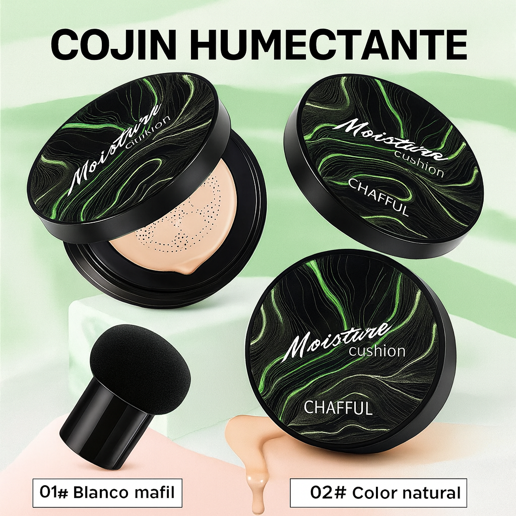 🌟 BB Cream Cojín de Aire con Esponja de Seta – Acabado Natural  Larga Duración 🌟... Pago contra entrega y envió gratis en Guatemala....