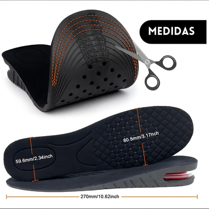 🟦 Plantillas originales super cómodas Qatar – Aumento de Altura Ajustable 10-12 cm... Pago contra entrega y envió gratis en Guatemala!!!!