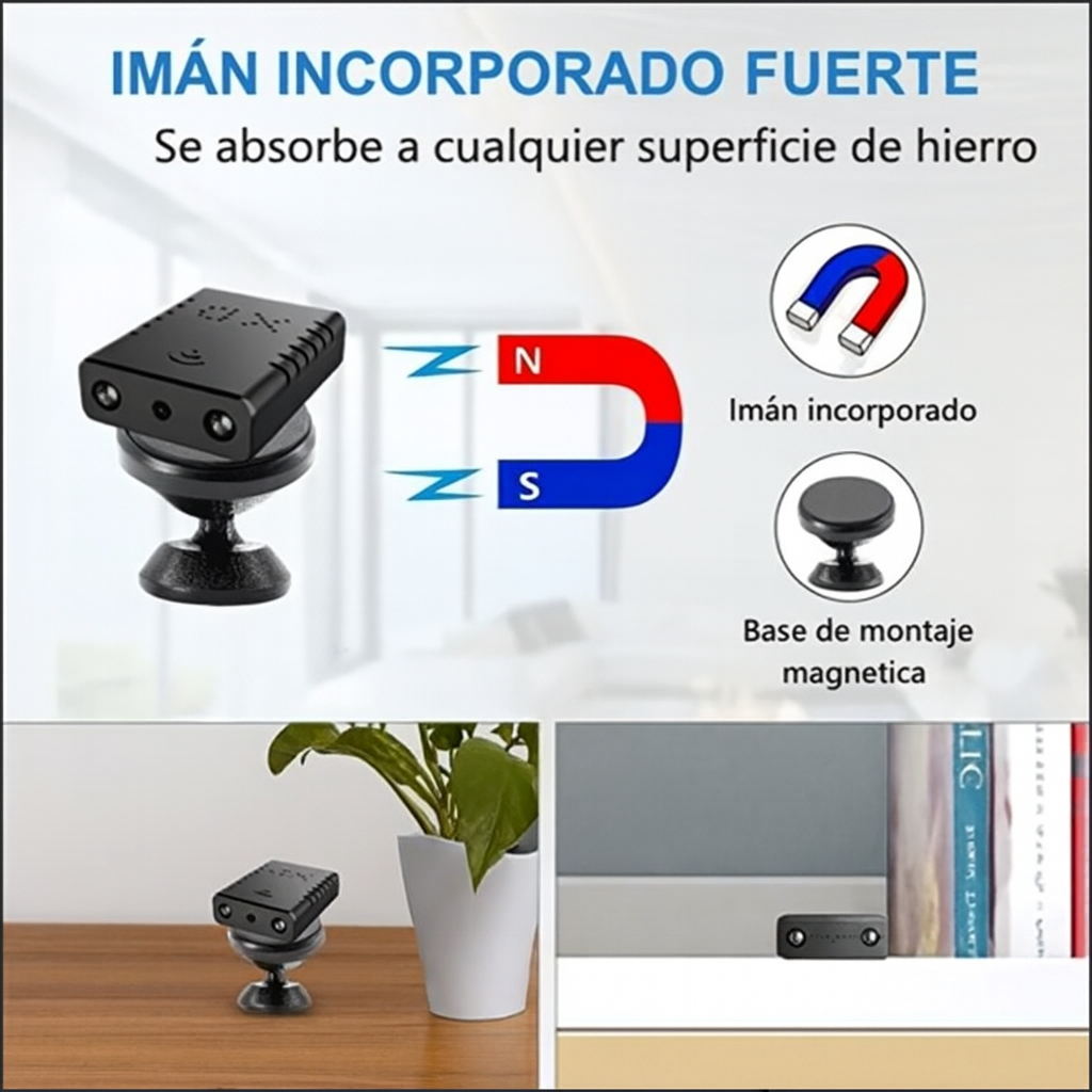 📸 Cámara Espía XDWIFI Mini – Audio + Video HD | WiFi Inalámbrica | Seguridad para Casa y Auto!!!Pago contra entrega y envió totalmente gratis en Guatemala....