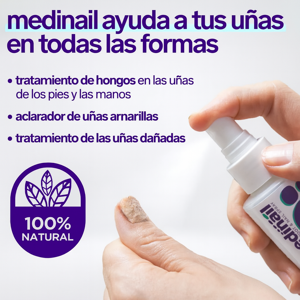 Spray Para Hongos Medinail... Pago contra entrega y envió gratis en Guatemala...