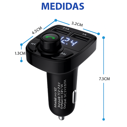 BLUETOOTH PARA CARRO, ESCUCHA MUSICA SIN NECESIDAD DE COSTOSAS PANTALLAS | PAGO CONTRA ENTREGA Y ENVIÓ TOTALMENTE GRATIS EN GUATEMALA!