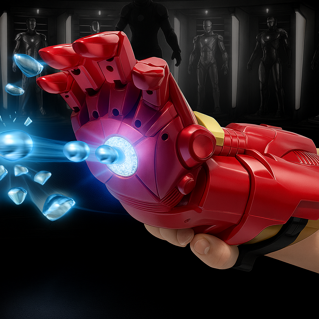 🦾 Pistola Juguete Iron Man – Guantelete Lanzador de Bolas de Hidrogel... Pago contra entrega y envió gratis en Panamá...