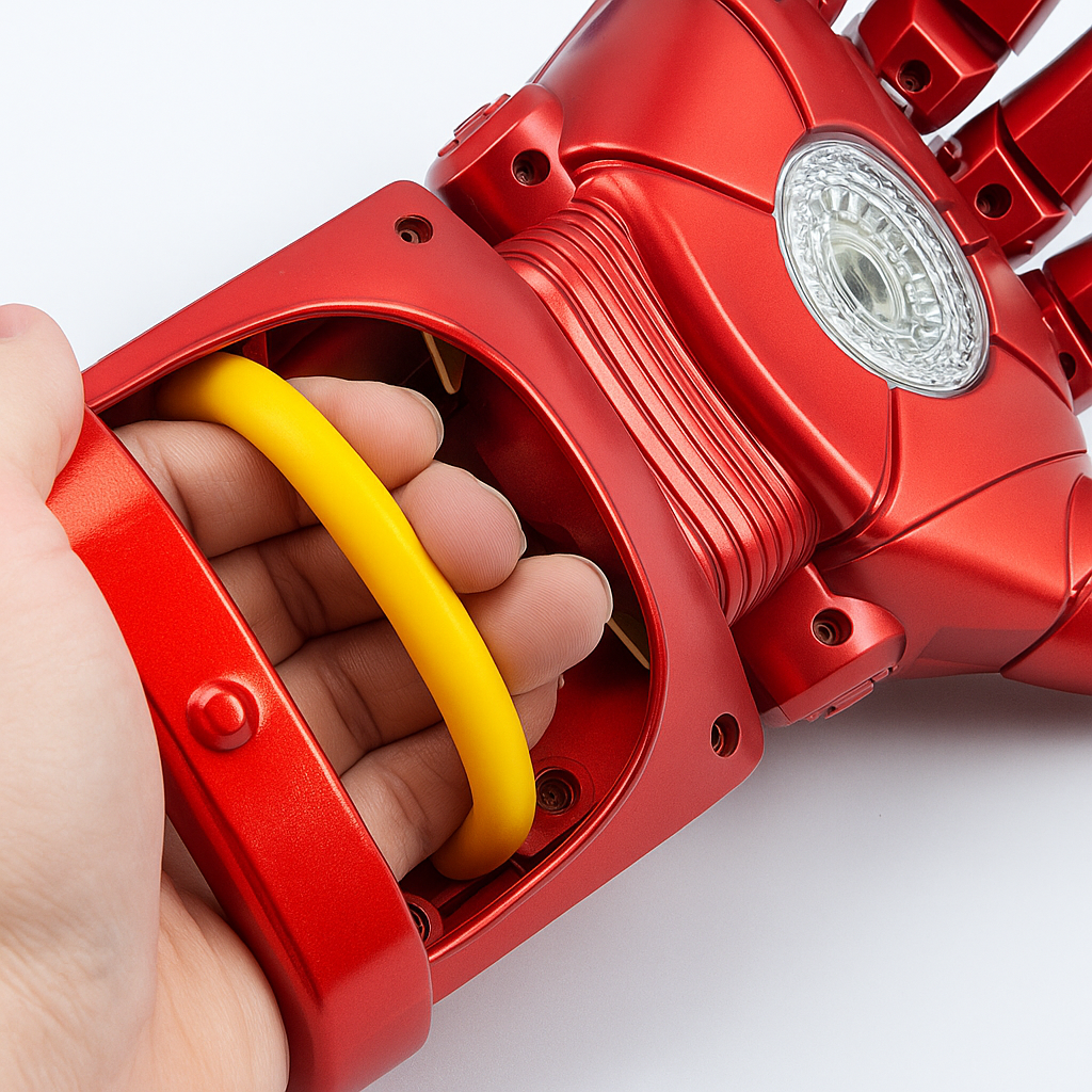 🦾 Pistola Juguete Iron Man – Guantelete Lanzador de Bolas de Hidrogel... Pago contra entrega y envió gratis en Panamá...