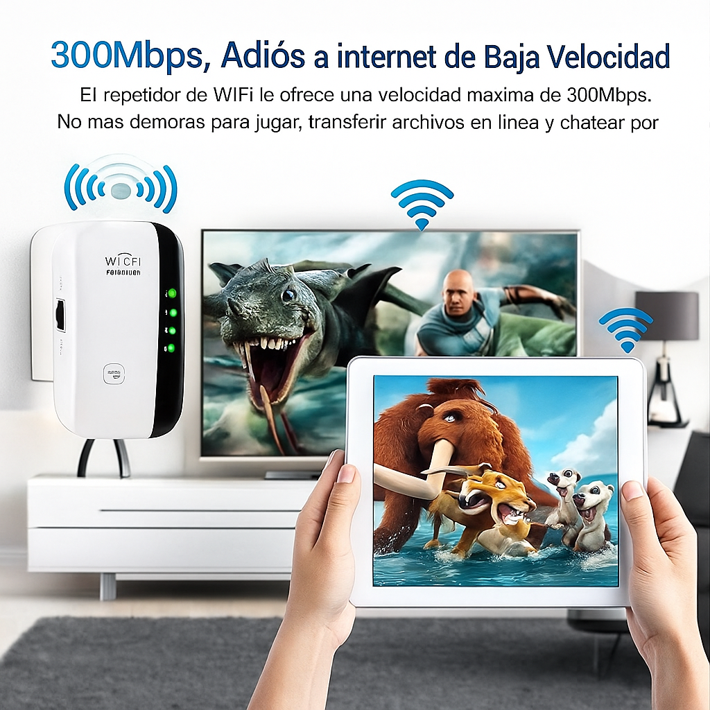 ⭐ Repetidor / Extensor / Access Point WiFi Inalámbrico 800 Mbps! Pago contra entrega y envió gratis en Guatemala!!!!