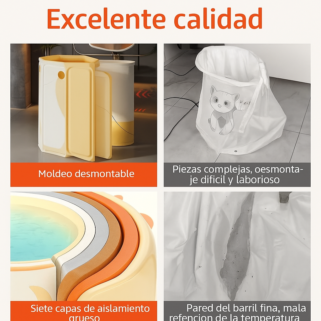 TINA PLEGABLE IMPORTAADA GARANTIA 5 AÑOS... PAGO CONTRA ENTREGA Y ENVIO GRATIS EN GUATEMALA....