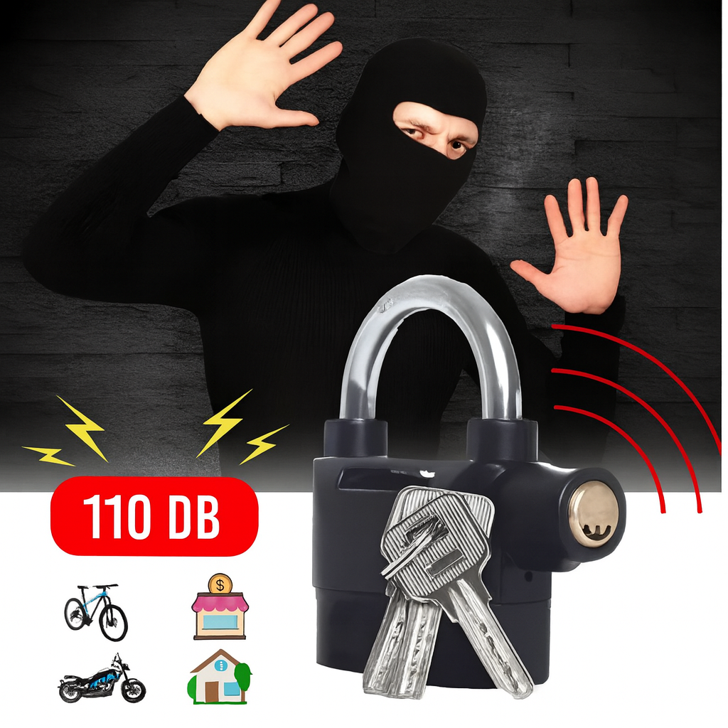 Oferta 2x 1 Candado De Seguridad Inalámbrico con alarma....Pago contra entrega y envió gratis en GUATEMALA....