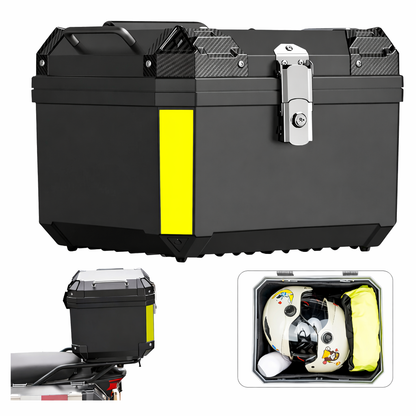 🏍️ Baúl Trasero para Moto 45L con Respaldo Acolchado... Pago contra entrega y envió gratis en Guatemala!!!!