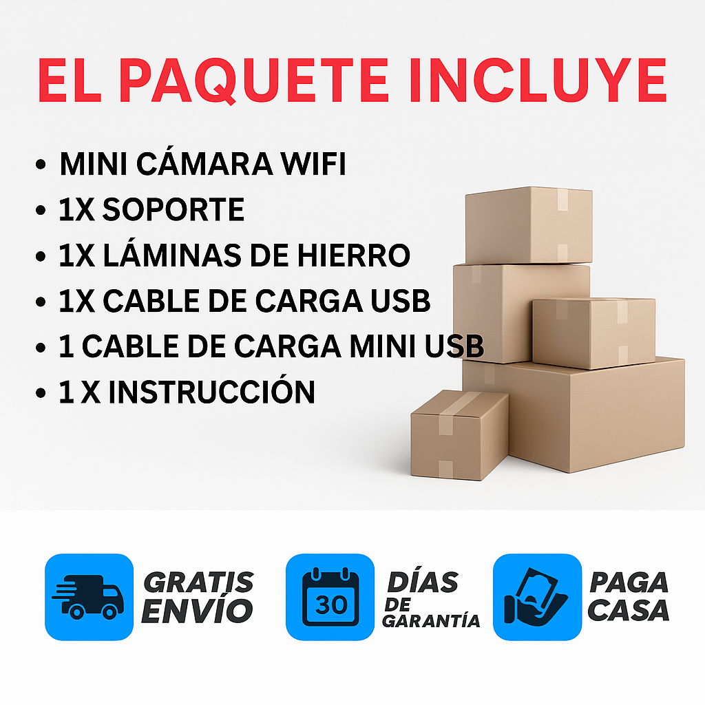 SecurePro© Cámara espía importada para mayor seguridad... (Ultima Versión Mejorada) Pago contra entrega y envió gratis GUATEMALA!