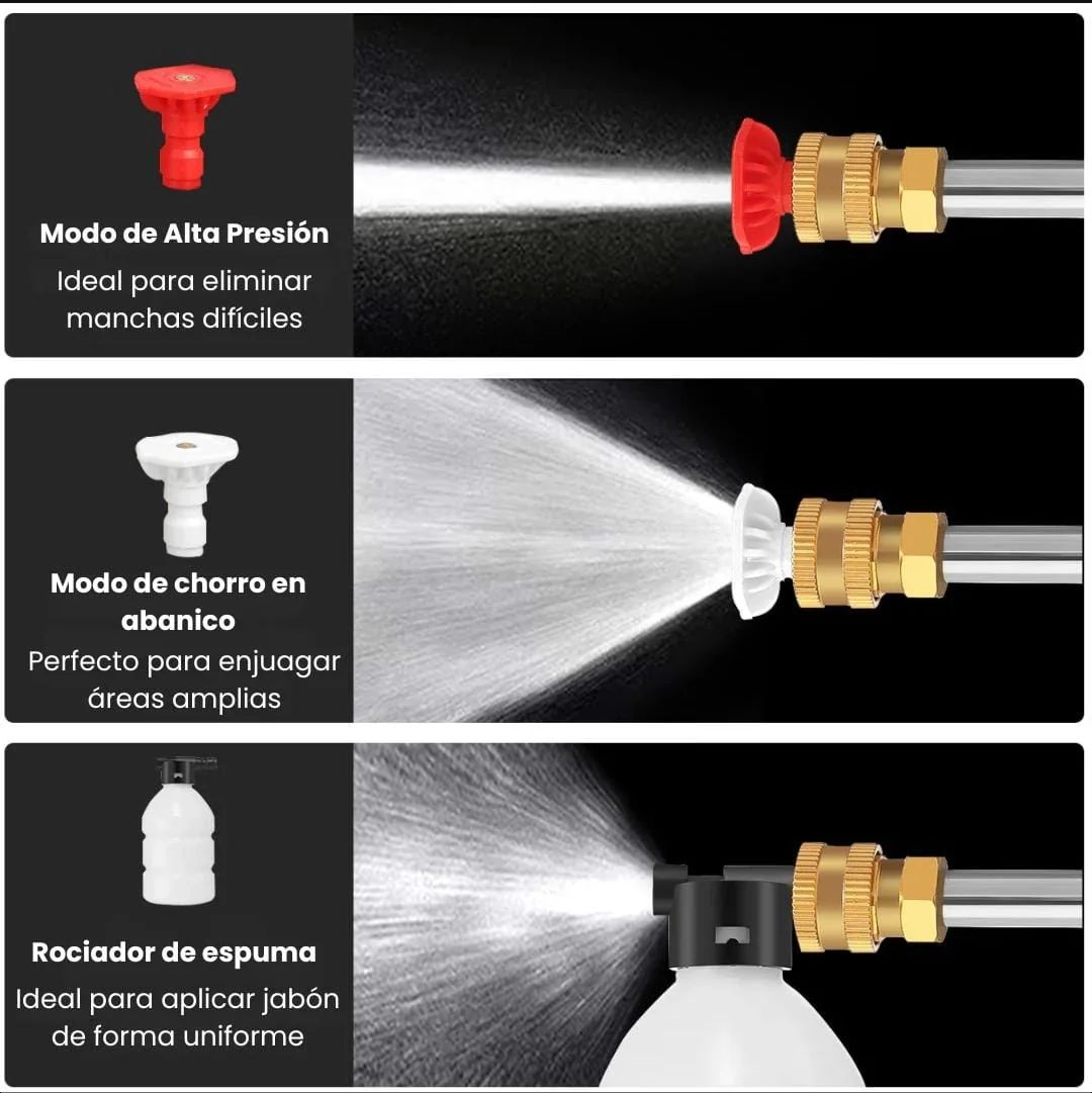 Wash® Hidro lavadora De Hiper Presión + 6 regalos GRATIS Lava en 20 segundos + Contra entrega y Envío gratis en Guatemala!!!