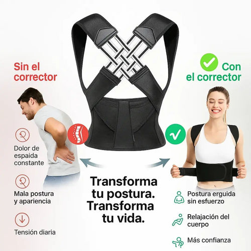 📦 Corrector Postural PRO™ – Alinea tu Espalda, luce mejor y cuida de ti en Minutos